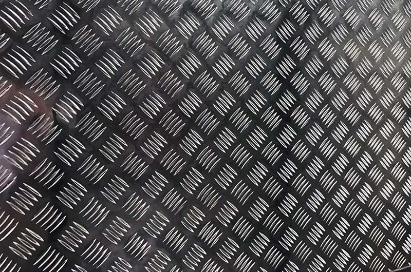 5 bar 5083 marine grade aluminum checkered tread plate sheet