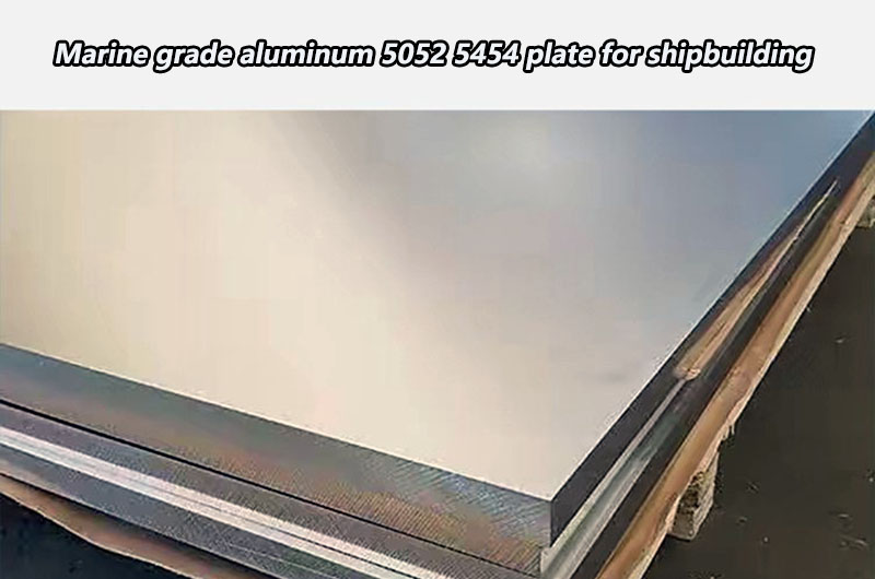 Marine grade aluminum 5052 5454 plate for shipbuilding