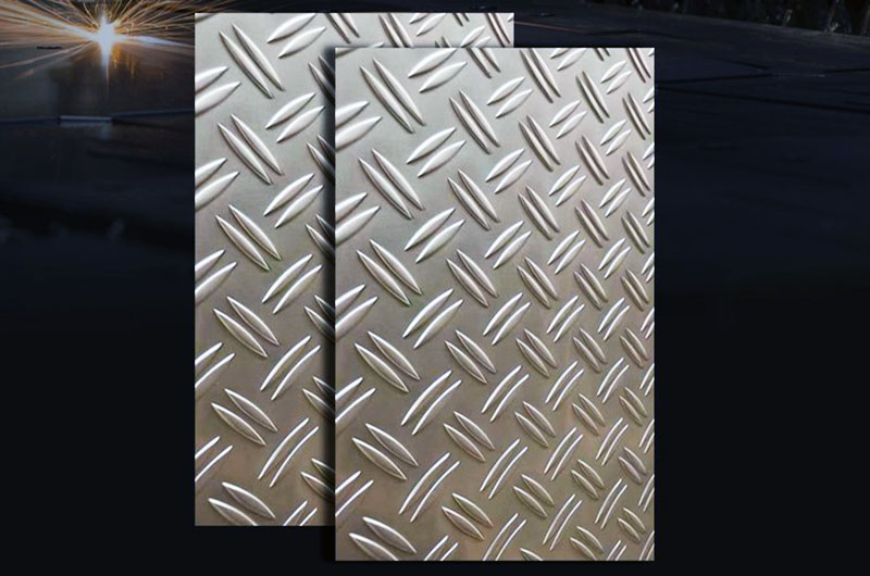 2 bar marine grade aluminum tread plate