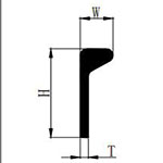 Marine Grade Aluminum Bulb Flat extrusions