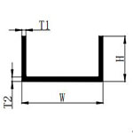 Marine Grade Aluminum Trough