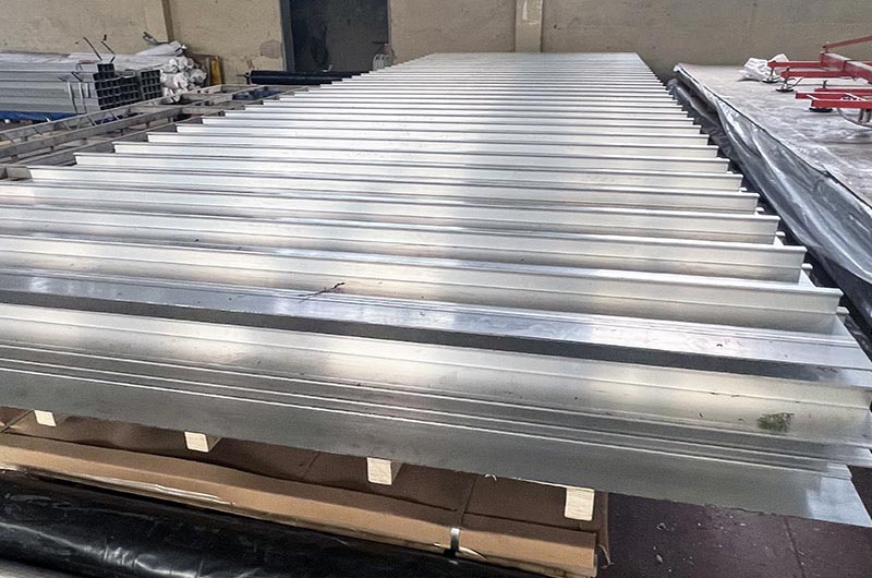 Marine grade multi ribbed stiffener aluminum plate